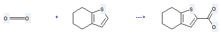 4,5,6,7-Tetrahydro-1-benzothiophene-2-carboxylic acid can be prepared by 4,5,6,7-tetrahydro-benzo[b]thiophene and carbon dioxide